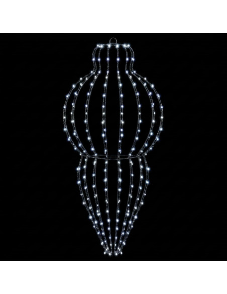 Luce a punta di Natale 2 pz 640 LED Bianco freddo