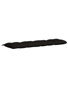 Cuscino per panchina VIANEN 100% Poliestere Nero 2