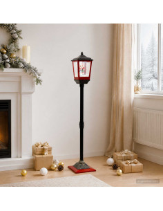 Lanterna di Natale ESPOO Bianco freddo 26,5 x 26,5 x 146 cm
