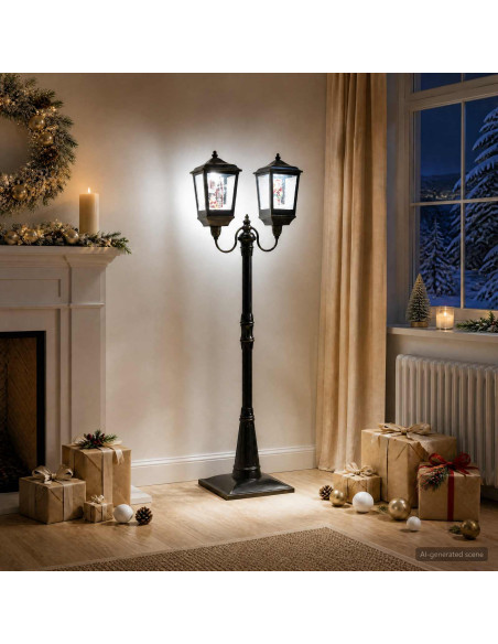 Lanterna di Natale ESPOO Bianco freddo 57 x 37,5 x 179 cm