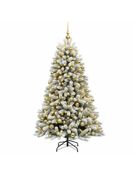 Albero di Natale Artificiale con Palline 240 cm 300 LED