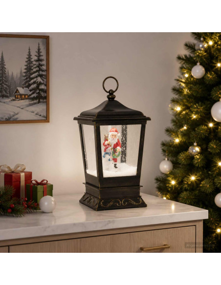 Lanterna di Natale ESPOO Bianco freddo 20,5 x 20,5 x 40 cm