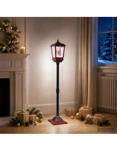 Lanterna di Natale ESPOO Bianco freddo 26,5 x 26,5 x 146 cm