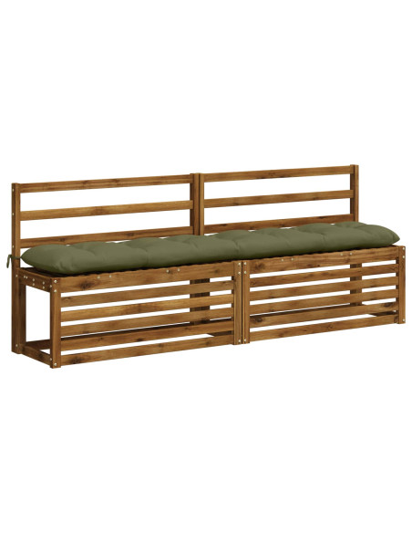 Cuscino per panchina VIANEN 100% Poliestere Verde Oliva