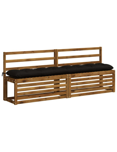 Cuscino per panchina VIANEN 100% Poliestere Nero
