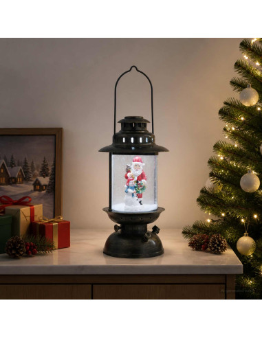 Christmas Lantern ESPOO Bianco freddo Ø 21 x 40,5 cm
