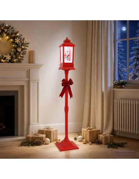 Lanterna di Natale ESPOO Bianco freddo 26,5 x 26,5 x 150 cm