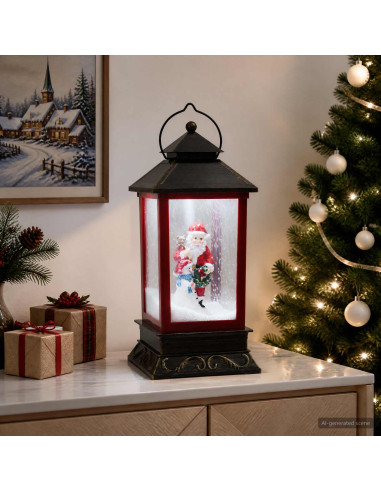 Lanterna di Natale ESPOO Bianco freddo 17,5 x 17,5 x 41 cm