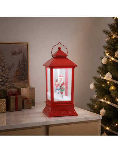 Lanterna di Natale ESPOO Bianco freddo 17,5 x 17,5 x 41 cm