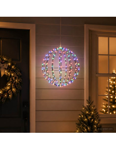 Luce a punta di Natale 120 LED Multicolore Diametro 40 x 42 cm