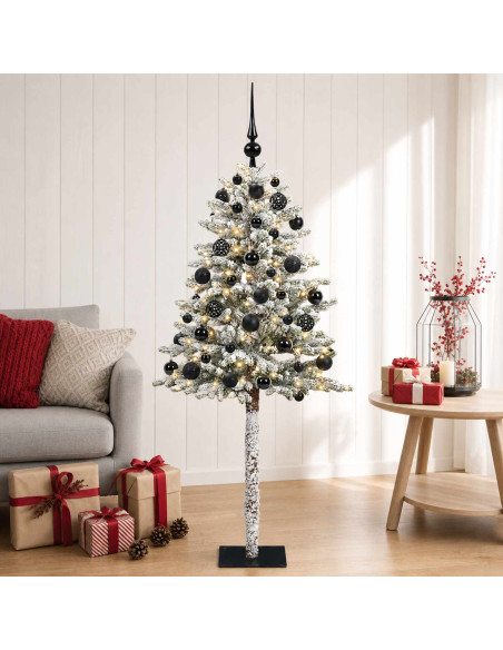 Albero di Natale Artificiale con Palline 180 cm 300 LED