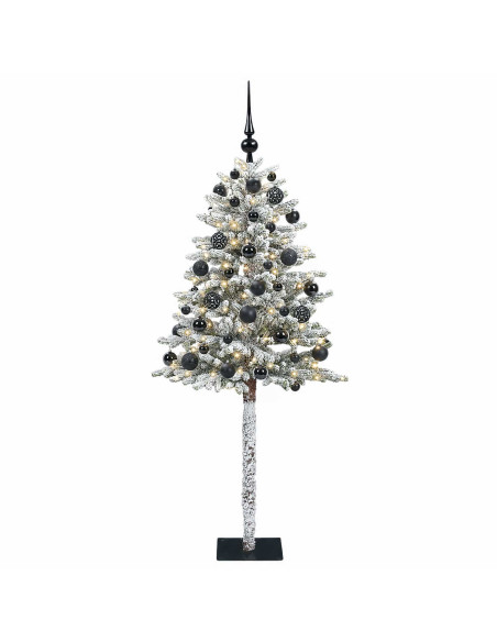 Albero di Natale Artificiale con Palline 180 cm 300 LED