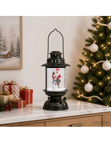 Christmas Lantern ESPOO Bianco freddo Ø 21 x 40,5 cm