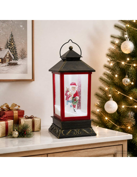 Lanterna di Natale ESPOO Bianco freddo 17,5 x 17,5 x 41 cm