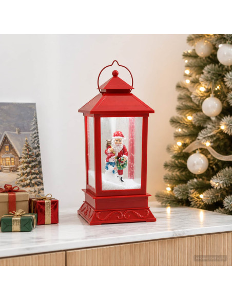 Lanterna di Natale ESPOO Bianco freddo 17,5 x 17,5 x 41 cm