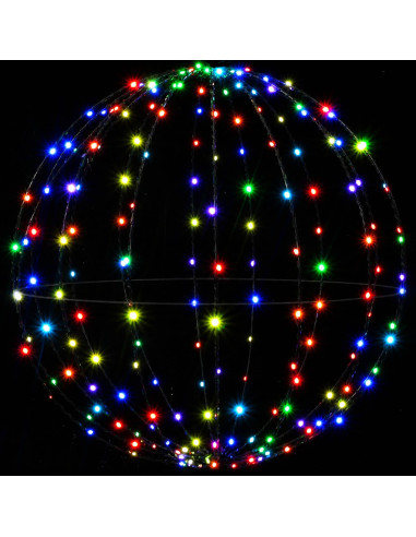 Luce a punta di Natale 120 LED Multicolore Diametro 40 x 42 cm