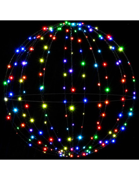 Luce a punta di Natale 2 pz 240 LED Multicolore
