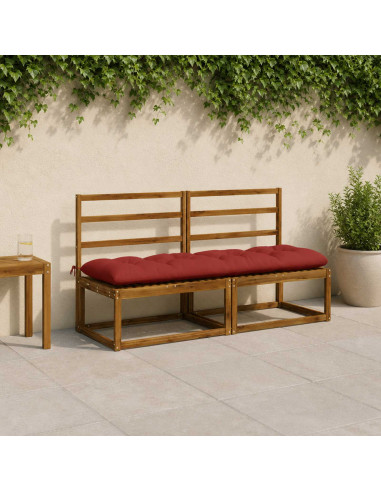 Cuscino per panchina VIANEN 100% Poliestere Rosso