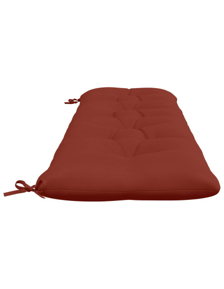 Cuscino per panchina VIANEN 100% Poliestere Rosso