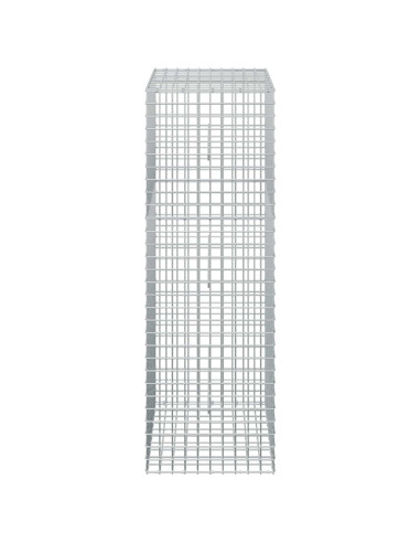Gabione con filo da 5 mm e rete da 5x5 cm 50x50x150 cm