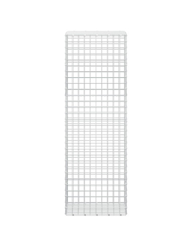 Gabione con filo da 5 mm e rete da 5x5 cm 50x50x150 cm