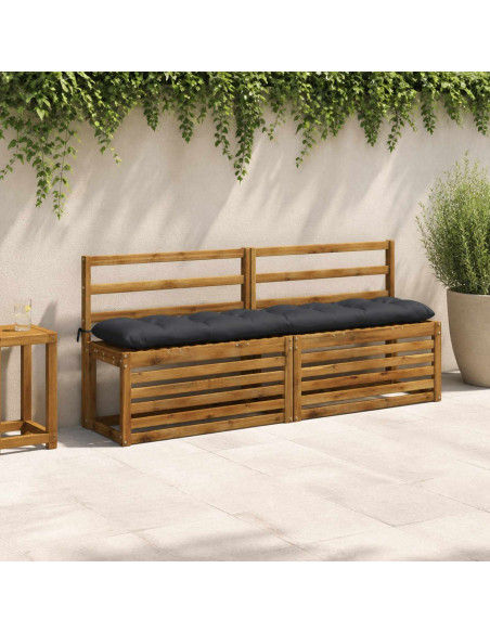 Cuscino per panchina VIANEN 100% Poliestere Blu Scuro