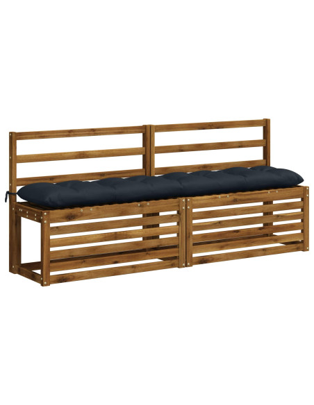 Cuscino per panchina VIANEN 100% Poliestere Blu Scuro