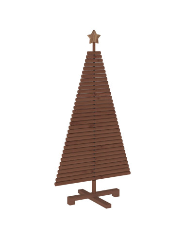 Albero di Natale in legno KOTKA 120 cm Legno Massello di Pino