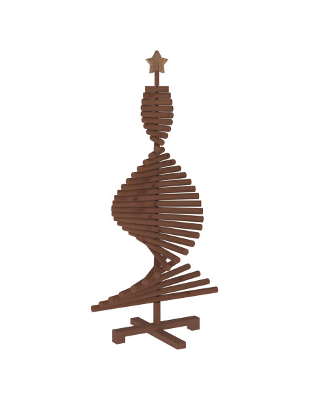 Albero di Natale in legno KOTKA 120 cm Legno Massello di Pino