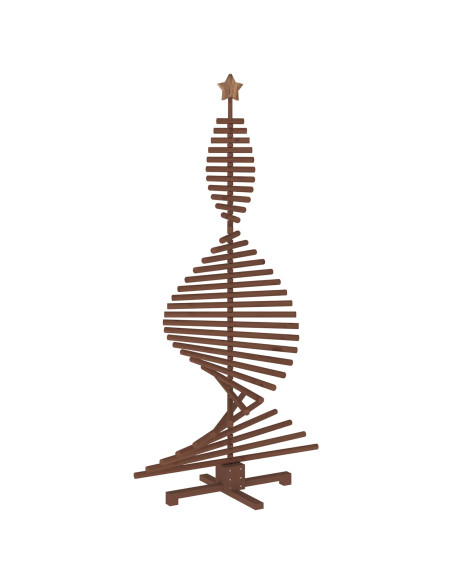 Albero di Natale in legno KOTKA 180 cm Legno Massello di Pino