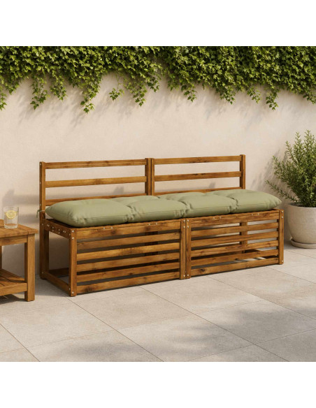 Cuscino per panchina VIANEN 100% Poliestere Verde chiaro