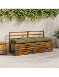 Cuscino per panchina VIANEN 100% Poliestere Verde Oliva