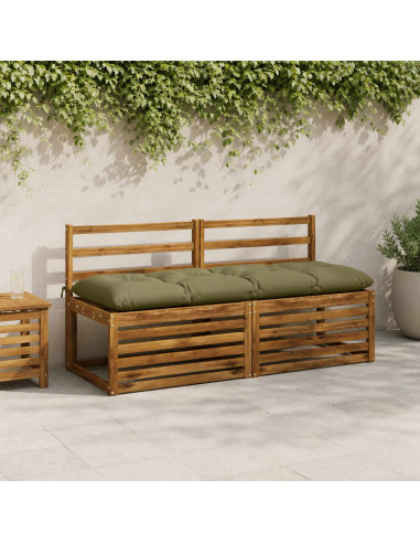 Cuscino per panchina VIANEN 100% Poliestere Verde Oliva
