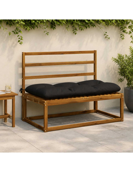 Cuscino per panchina VIANEN 100% Poliestere Nero