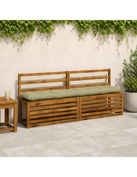 Cuscino per panchina VIANEN 100% Poliestere Verde chiaro