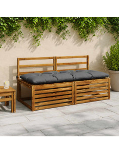 Cuscino per panchina VIANEN 100% Poliestere Blu