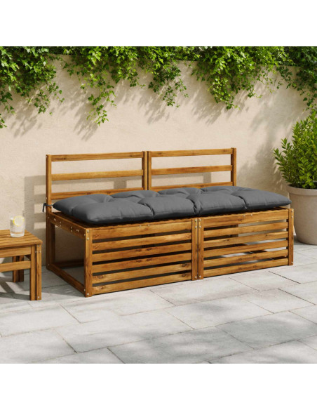 Cuscino per panchina VIANEN 100% Poliestere Blu