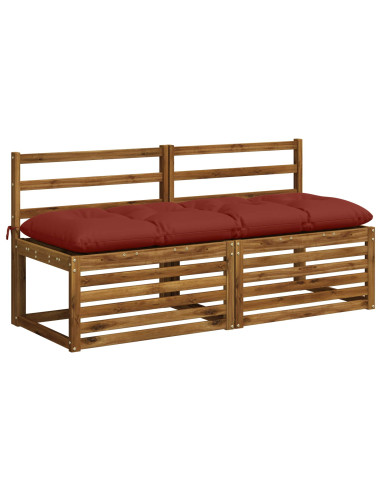 Cuscino per panchina VIANEN 100% Poliestere Rosso