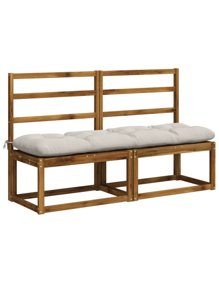 Cuscino per panchina VIANEN 100% Poliestere Bianco