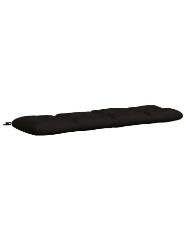 Cuscino per panchina VIANEN 100% Poliestere Nero