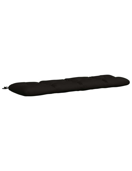 Cuscino per panchina VIANEN 100% Poliestere Nero