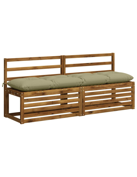 Cuscino per panchina VIANEN 100% Poliestere Verde chiaro
