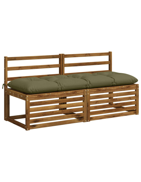 Cuscino per panchina VIANEN 100% Poliestere Verde Oliva