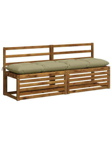 Cuscino per panchina VIANEN 100% Poliestere Verde chiaro