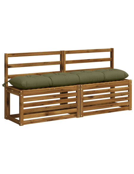 Cuscino per panchina VIANEN 100% Poliestere Verde Oliva