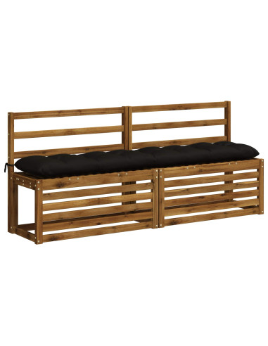 Cuscino per panchina VIANEN 100% Poliestere Nero