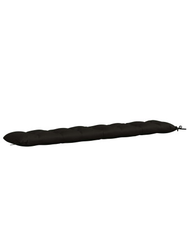 Cuscino per panchina VIANEN 100% Poliestere Nero