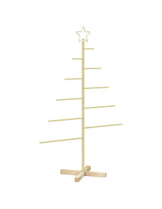 Albero di Natale in metallo con supporto KUOPIO 125 cm Acciaio 2