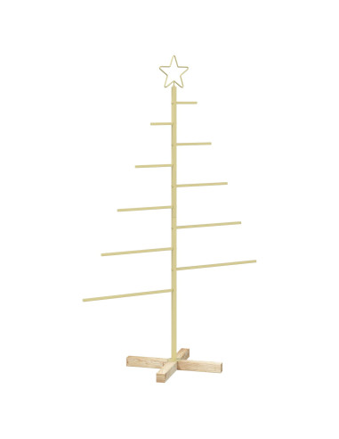 Albero di Natale in metallo con supporto KUOPIO 125 cm Acciaio