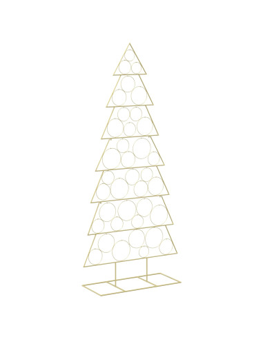 Albero di Natale in metallo con supporto KUOPIO 210 cm Acciaio